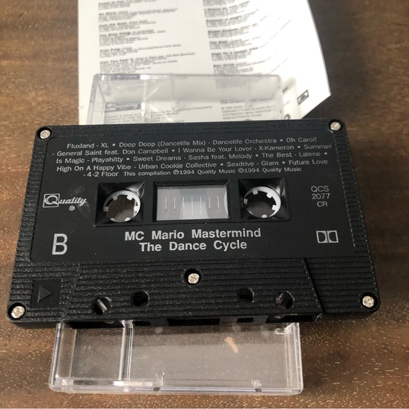 MC Mario Mastermind Dance traxx Vintage Cassette Tape - Picture 5 of 7